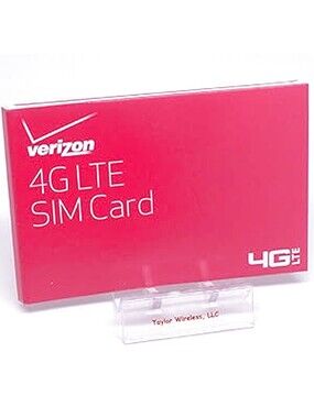 Verizon Wireless 4G LTE Certified MICRO SIM Card 3FF